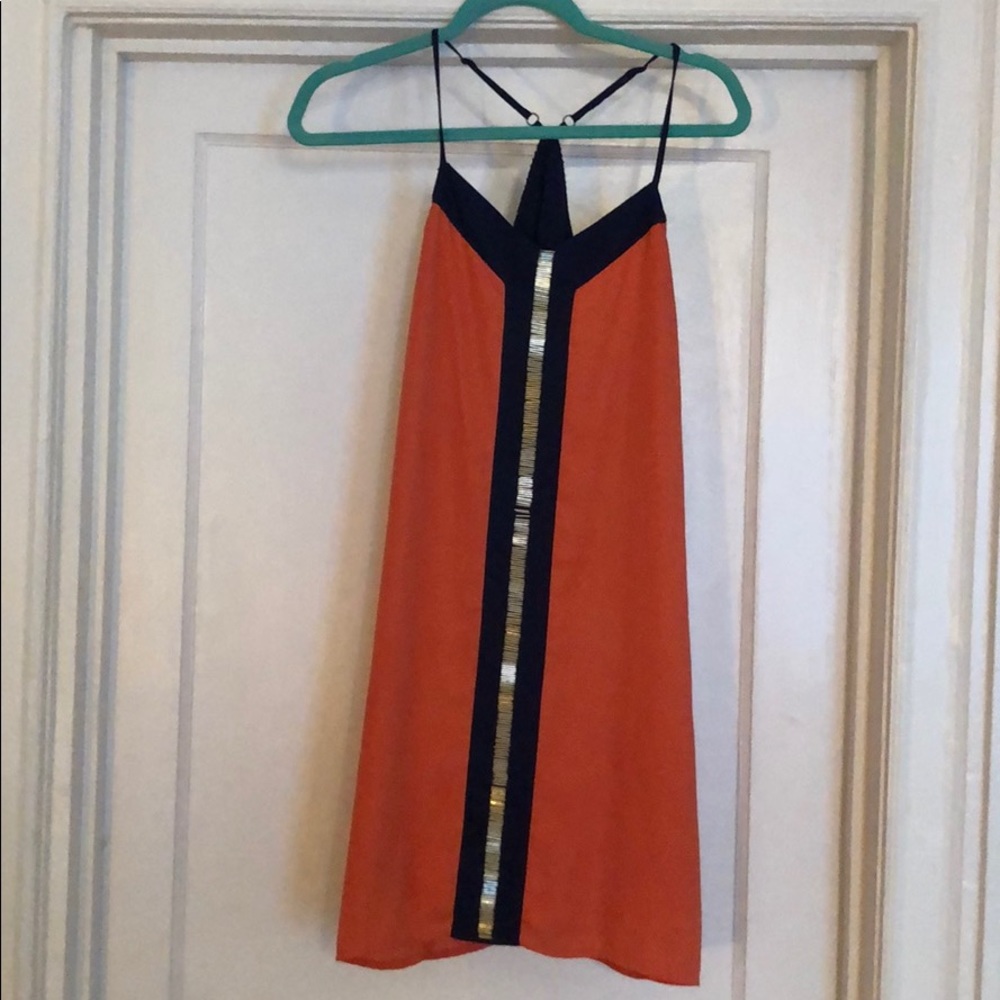 Orange dress
